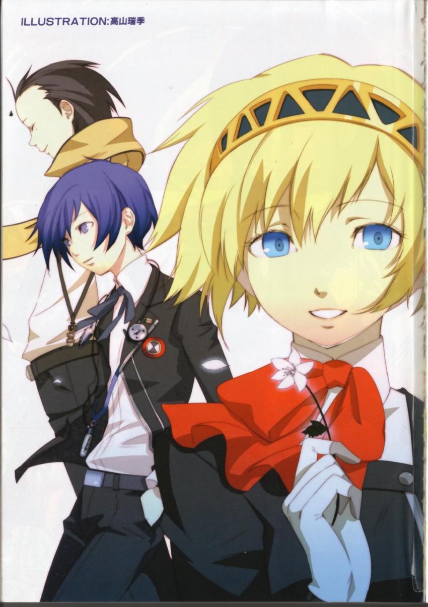 yuuki makoto, aigis, and mochizuki ryouji (persona and 1 more)