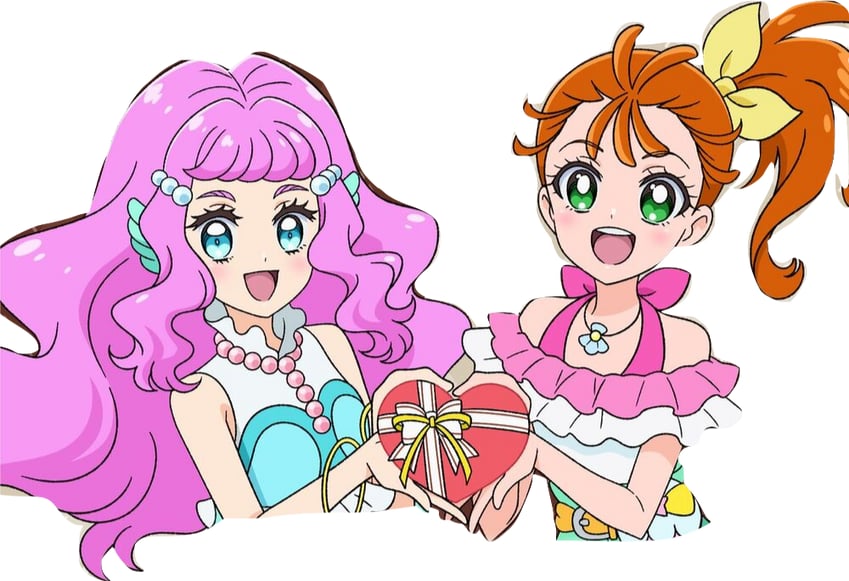 laura la mer and natsuumi manatsu (precure and 1 more) drawn by kirakiradolls