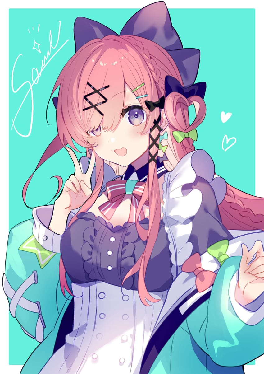 suzuhara lulu (nijisanji) drawn by saine