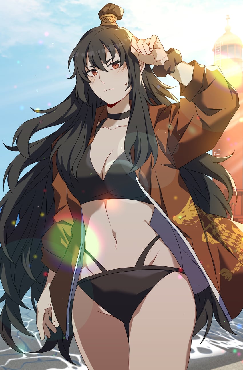 xiao (project moon and 1 more) drawn by stellaofastra