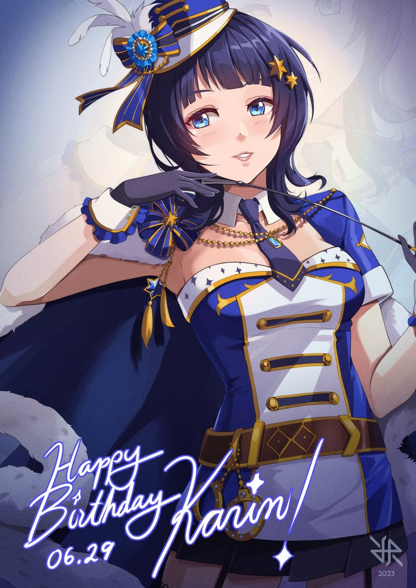 asaka karin (love live! and 1 more) drawn by hiroki_ree
