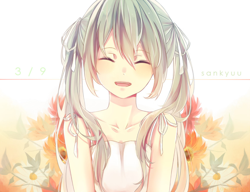 hatsune miku (vocaloid) drawn by ameriya