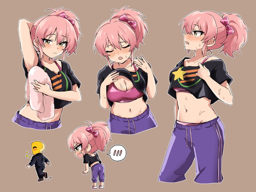 producer, jougasaki mika, and p-head producer (idolmaster and 1 more) drawn by koubashiifuna