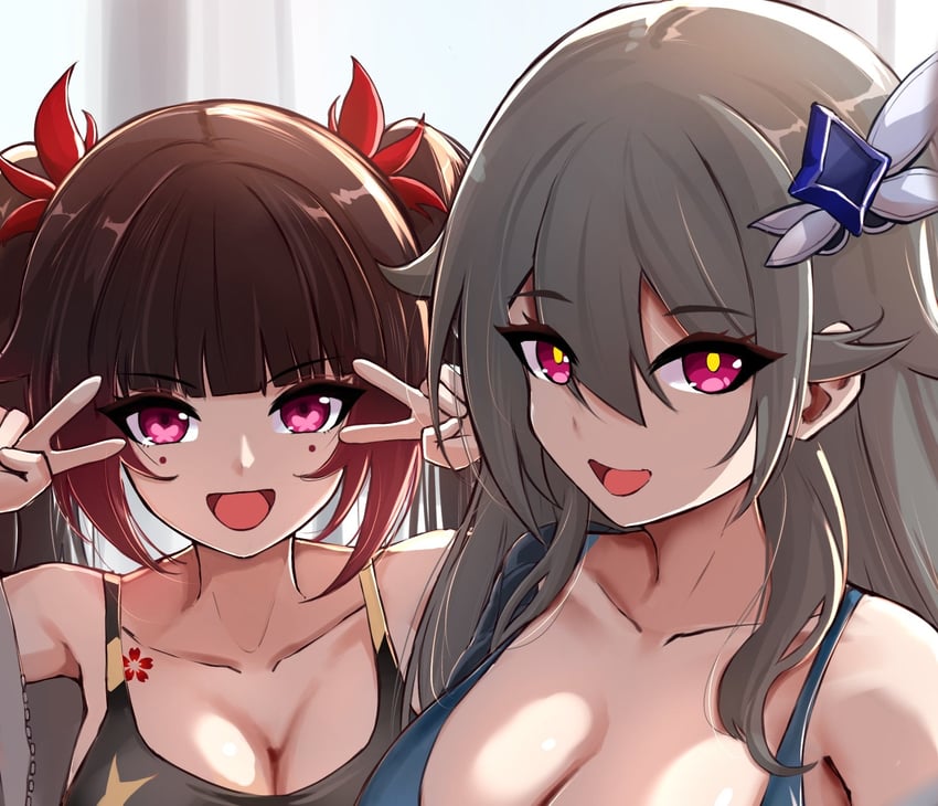 sparkle and vita (honkai and 2 more) drawn by slash-ex