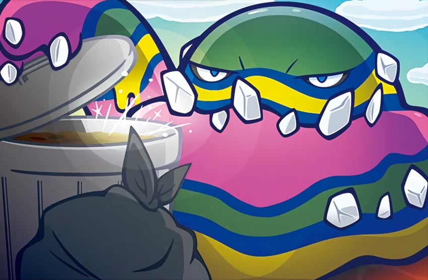 alolan muk (pokemon and 1 more) drawn by mahou_(fushiginamamori)
