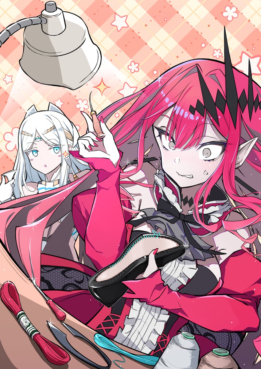 baobhan sith, miss crane, and galatea (fate and 1 more) drawn by yuniyuni