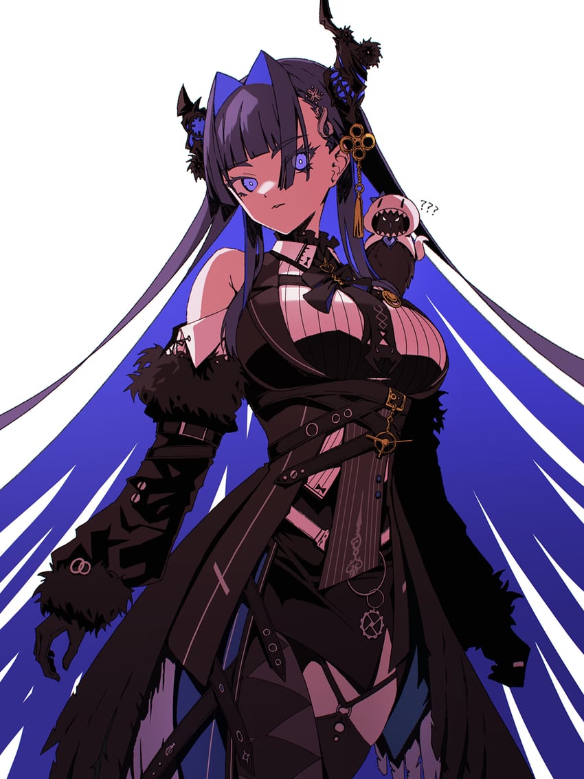 ouro kronii, nerissa ravencroft, boros, and shadow (hololive and 1 more) drawn by taka_t