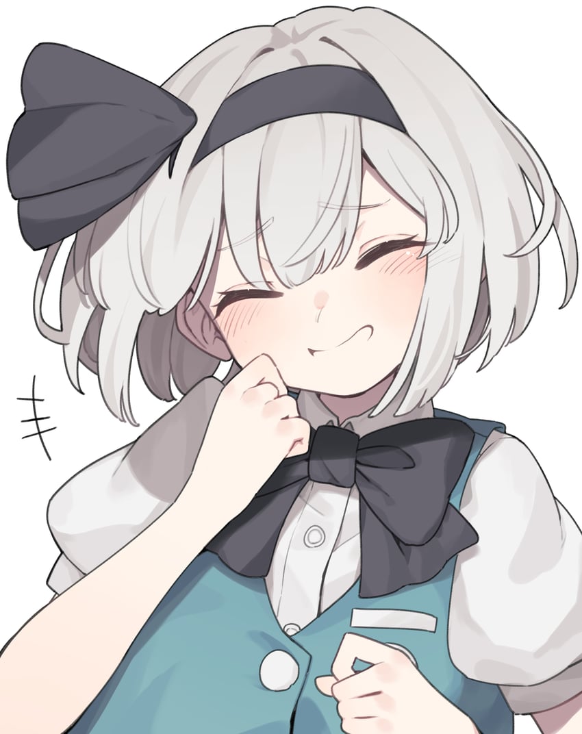 konpaku youmu (touhou) drawn by garasuno