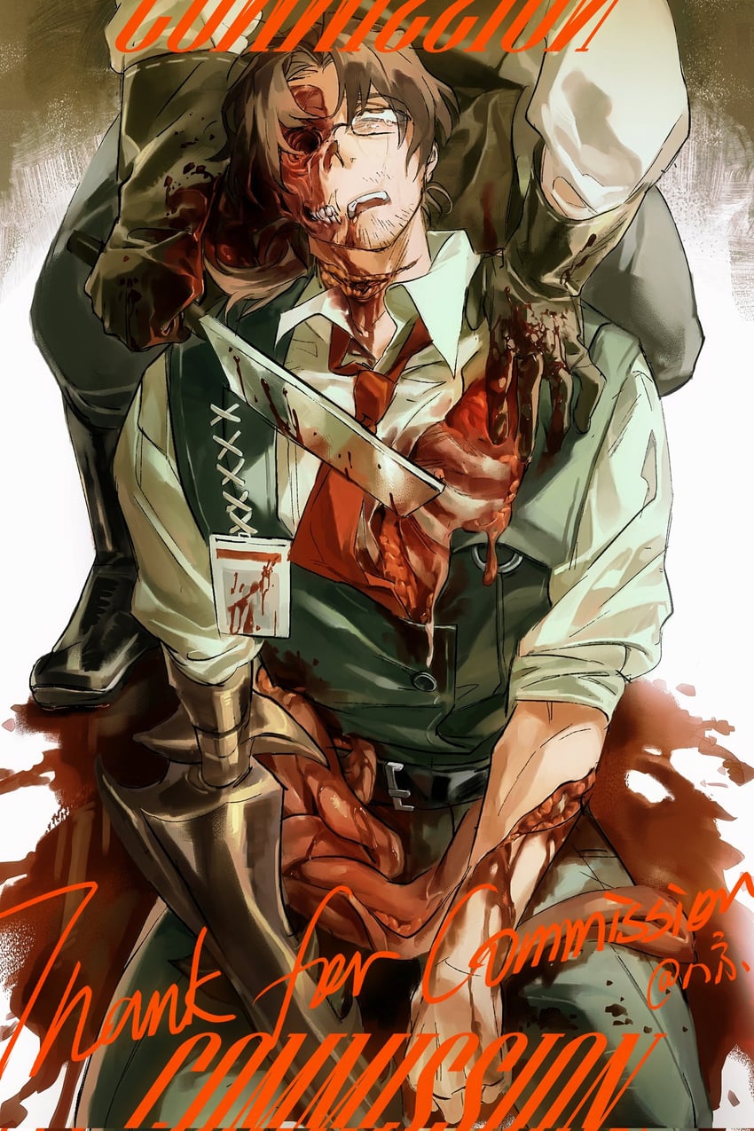 gregor (project moon and 1 more) drawn by white-trick