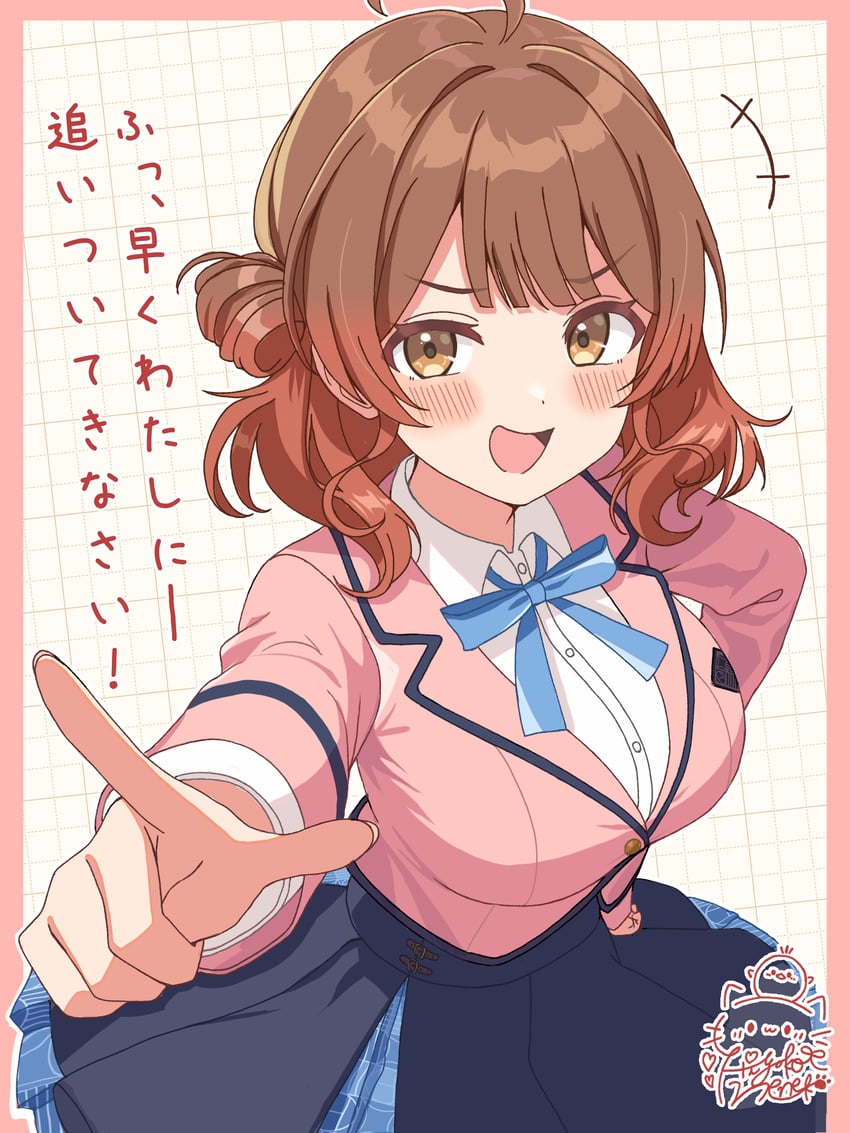 hanami ume and hanami saki (idolmaster and 1 more) drawn by hiyoko_neneko