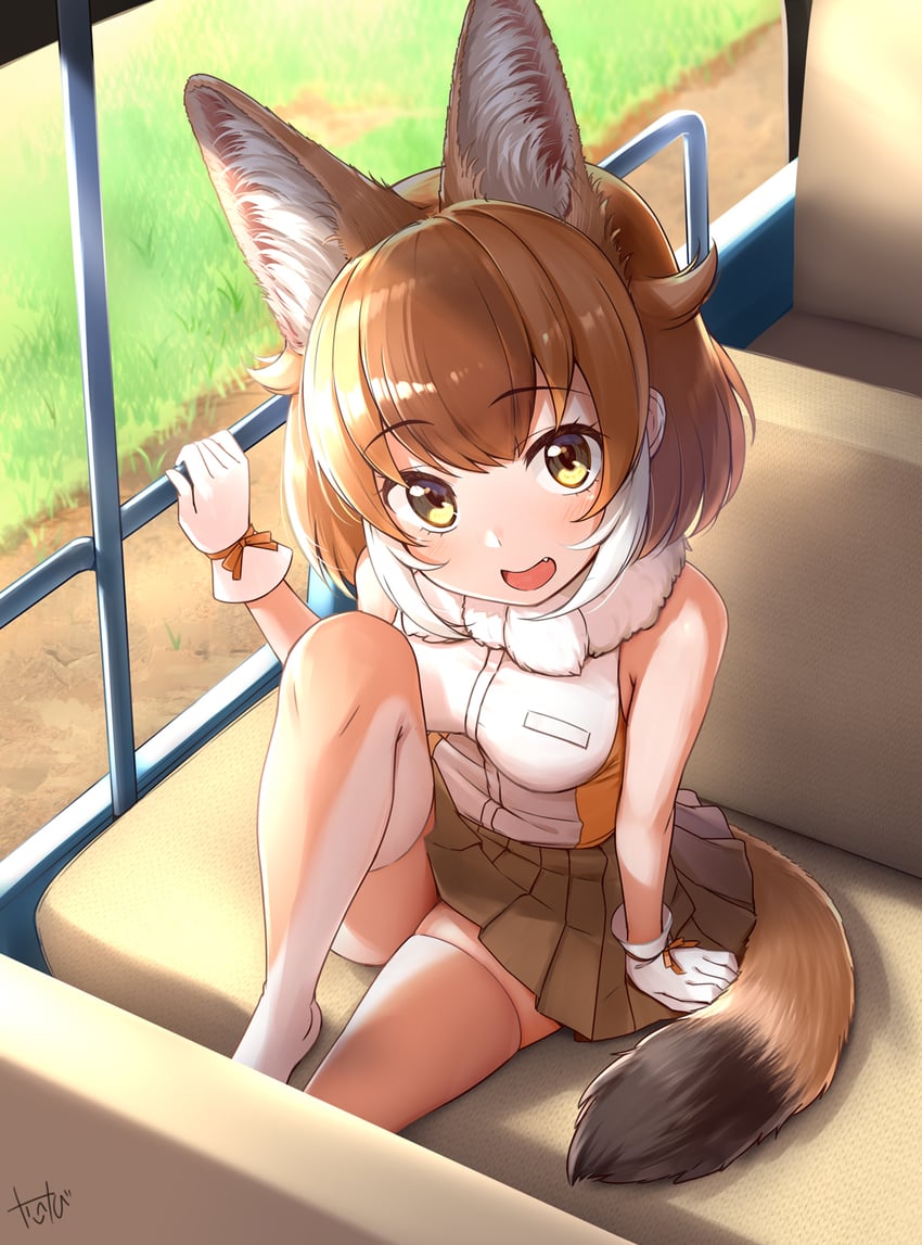 dhole (kemono friends and 1 more) drawn by takebi