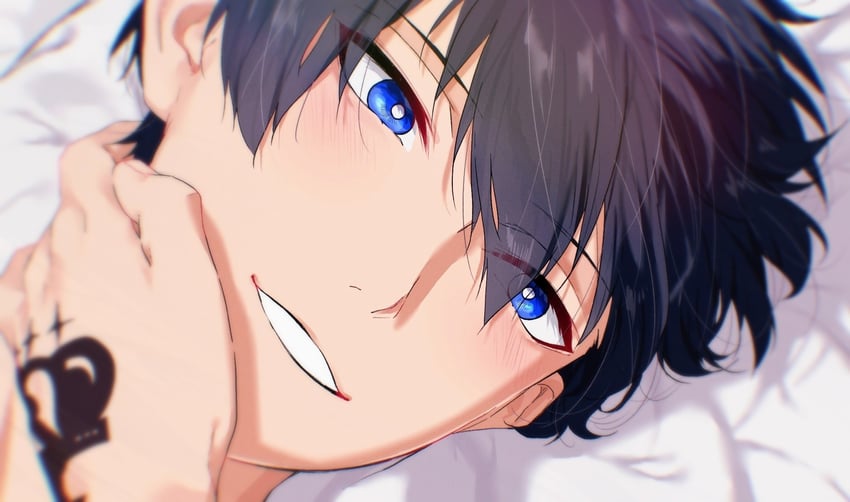isagi yoichi and michael kaiser (blue lock) drawn by bl_111252
