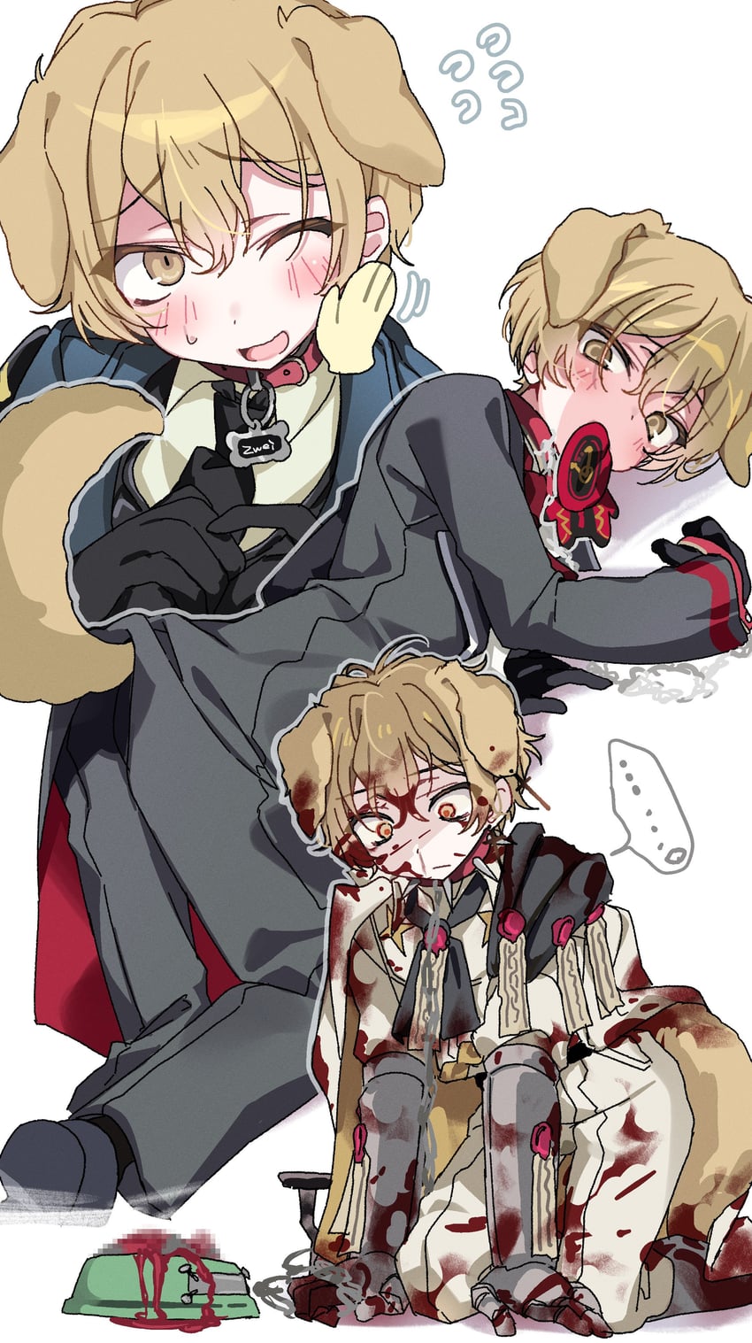 sinclair and dante (project moon and 1 more) drawn by manic_rabbits