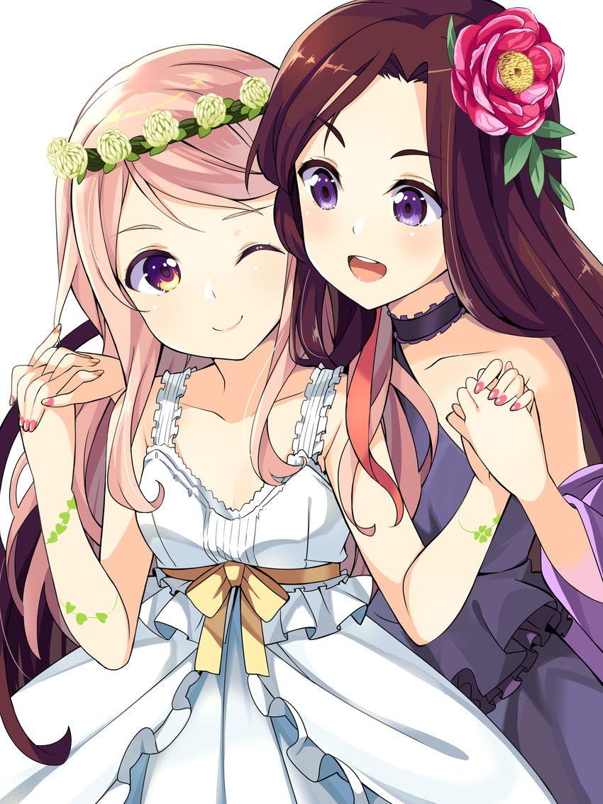 kasumi mahiru and kasumi yozora (aikatsu! and 1 more) drawn by wara_(warapro)