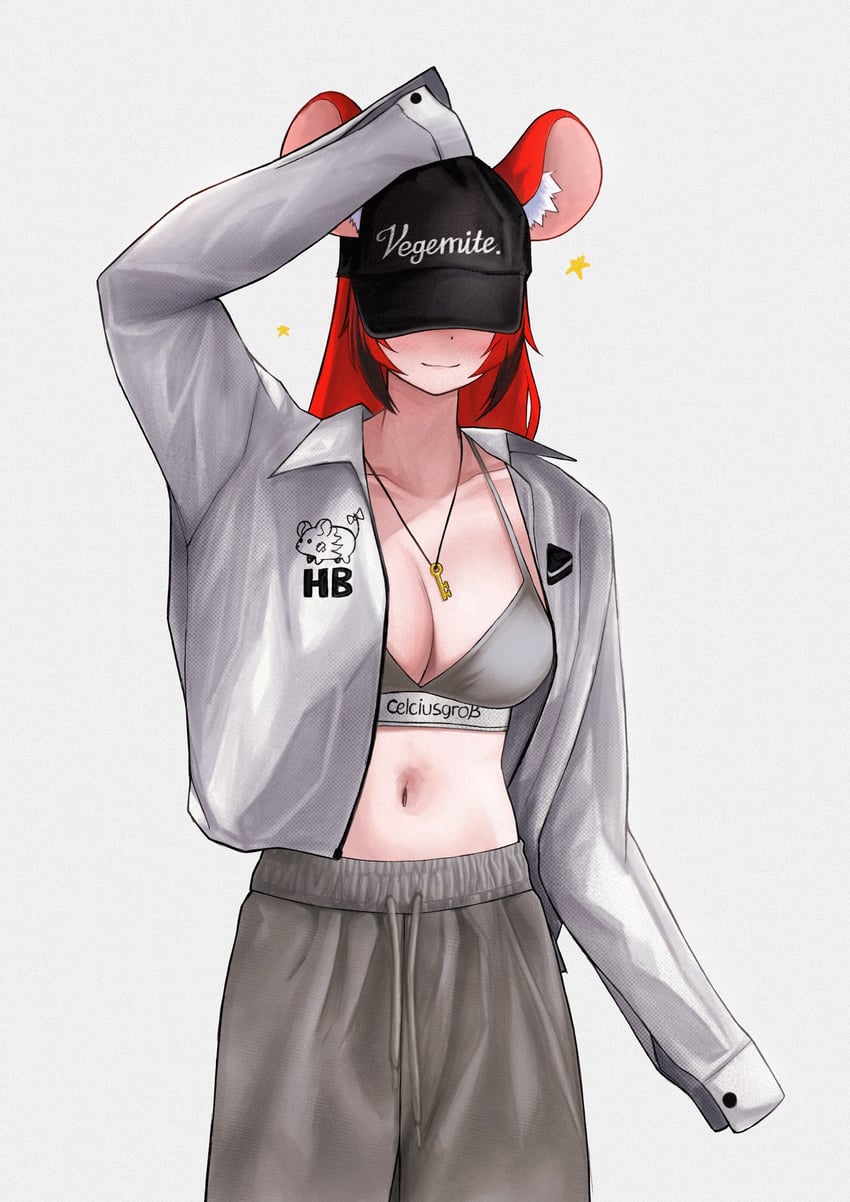 hakos baelz (hololive and 1 more) drawn by unmeidesu