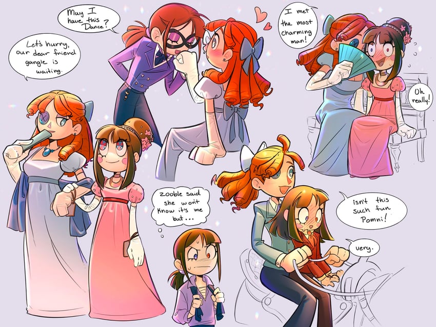 pomni and ragatha (the amazing digital circus) drawn by jaidenstar