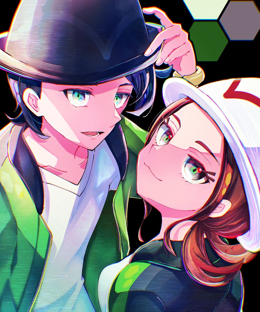 harmony and paxton (pokemon and 1 more) drawn by ric