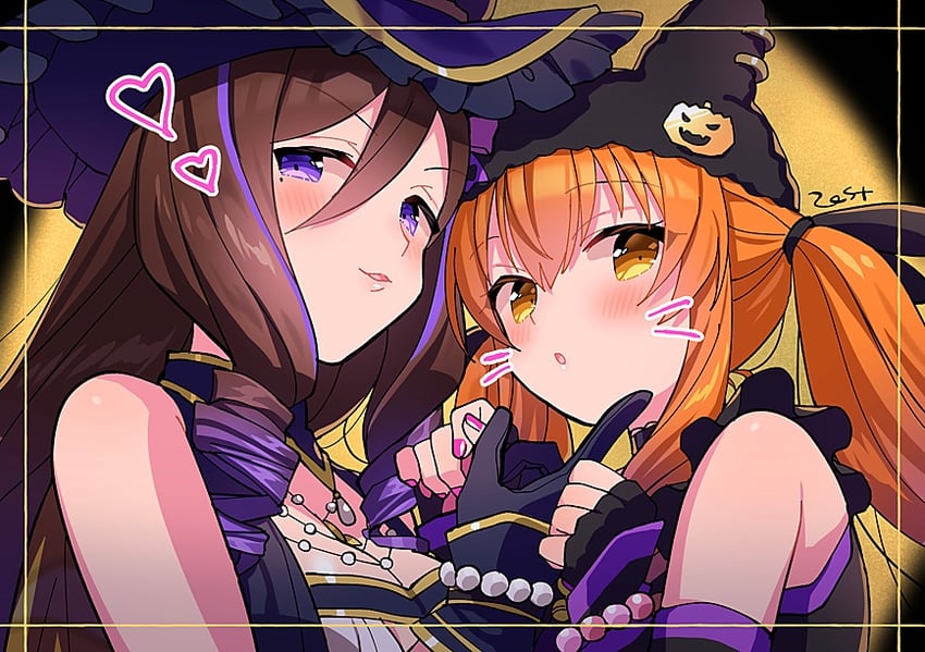 mayano top gun and seeking the pearl (umamusume) drawn by zest_(lossol)
