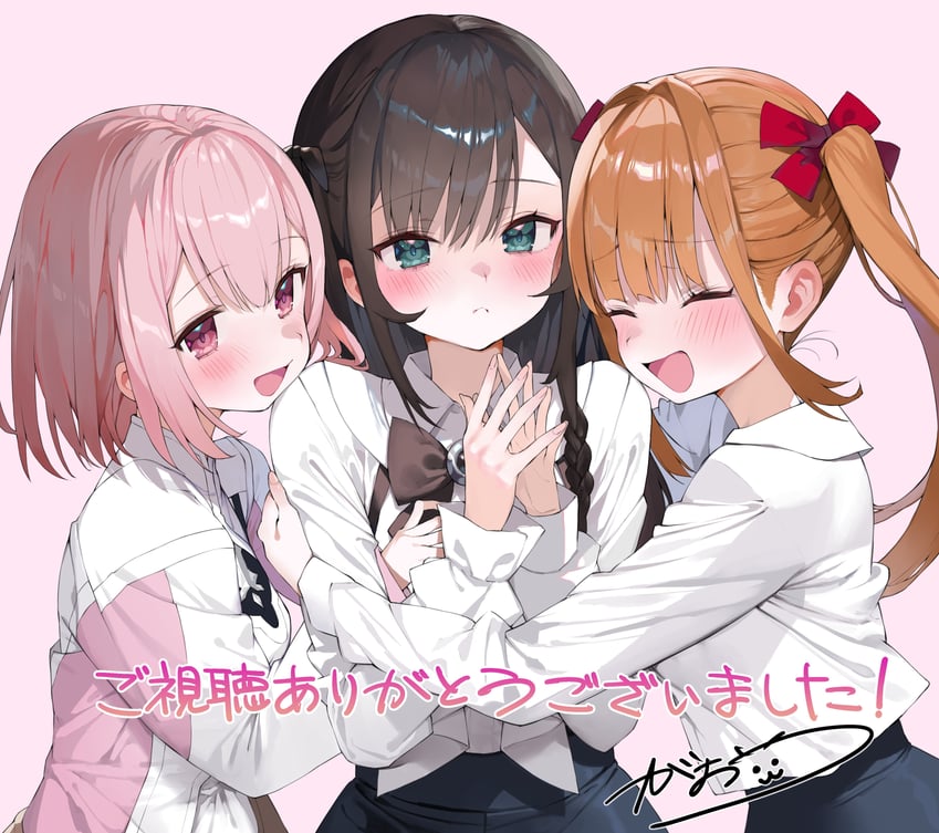 alina clover, laila, and lululee ashford (guild no uketsukejou desu ga zangyou wa iya nanode boss wo solo toubatsu shiyou to omoimasu) drawn by gaou_(umaiyo_puyoman)