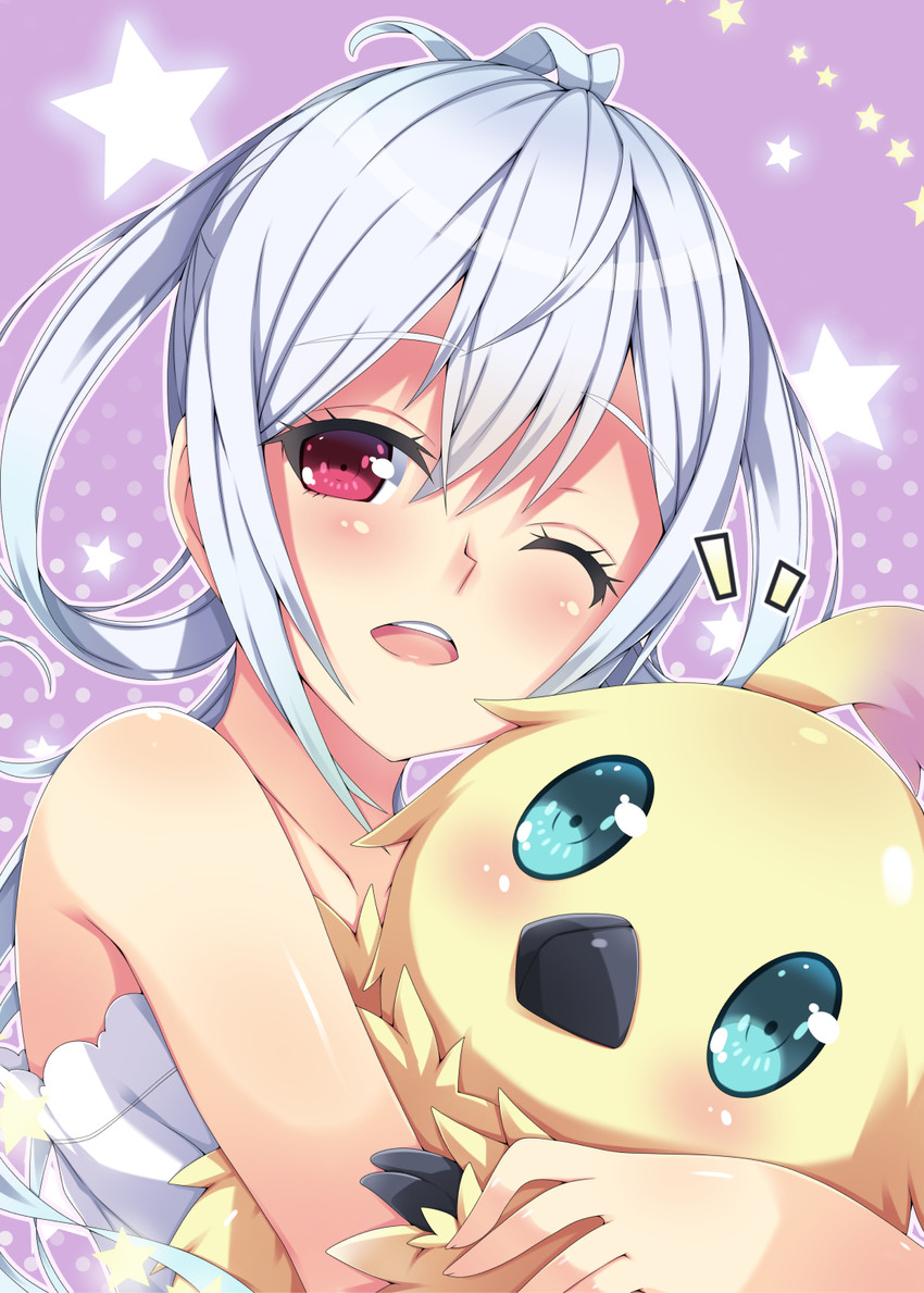 matoi and rappy (phantasy star and 1 more) drawn by milkpanda