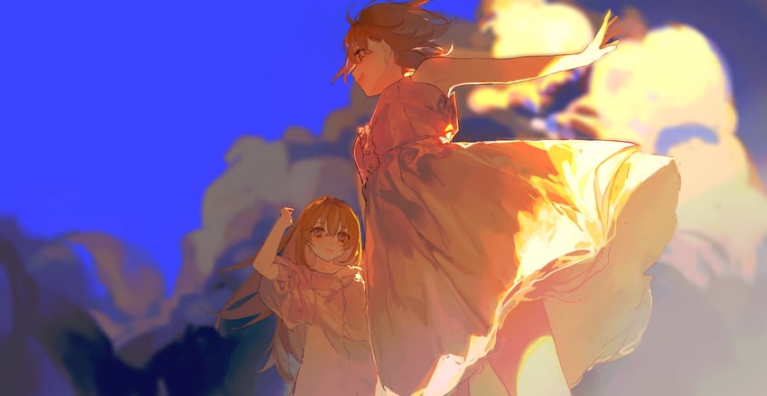 misaka mikoto and shokuhou misaki (toaru majutsu no index and 1 more) drawn by youlili