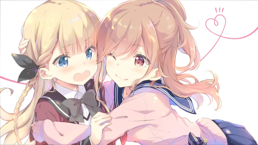 narumiya suzu and hayasaka mei (idoly pride) drawn by qp:flapper