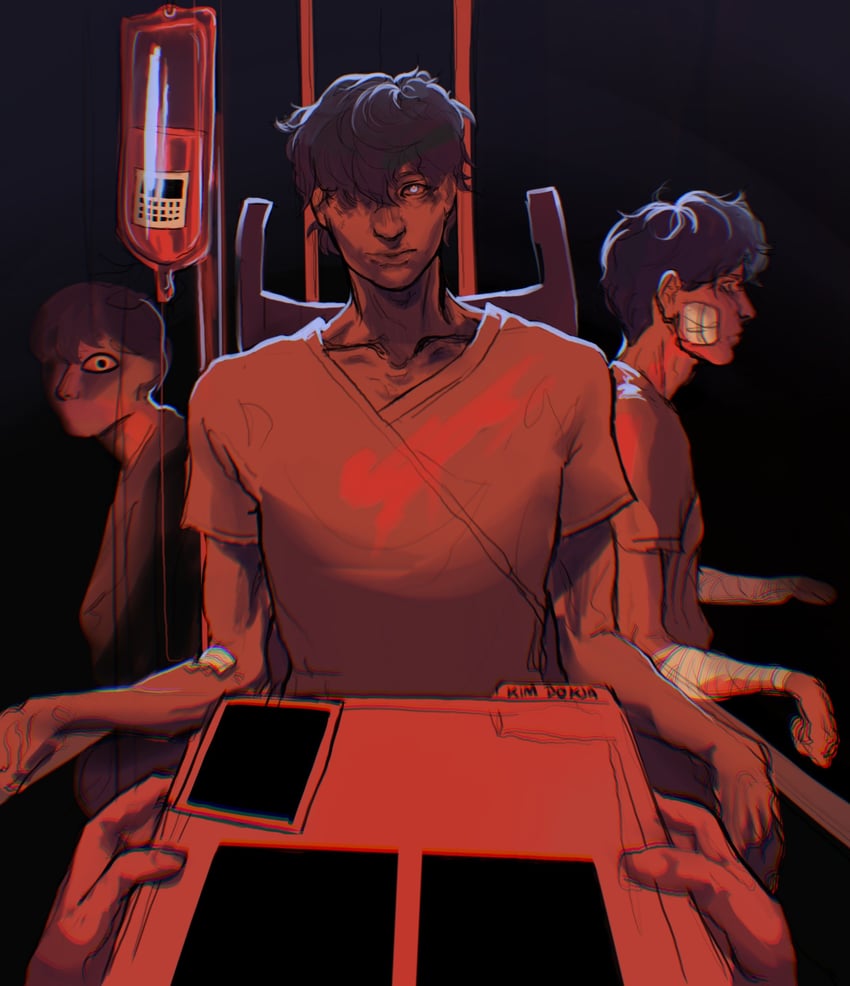 kim dokja and oldest dream (omniscient reader's viewpoint) drawn by macaronijail