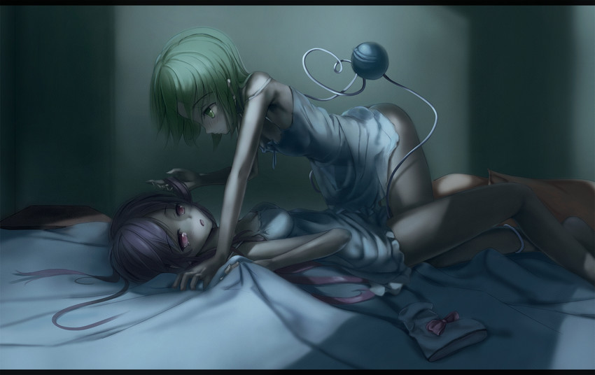 komeiji koishi and hata no kokoro (touhou) drawn by pupil_g