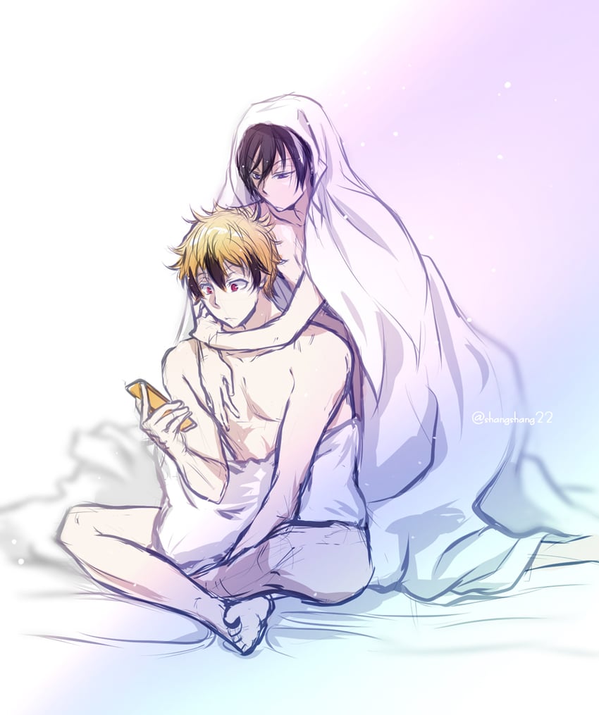 lawless and licht jekylland todoroki (servamp) drawn by shangshang22