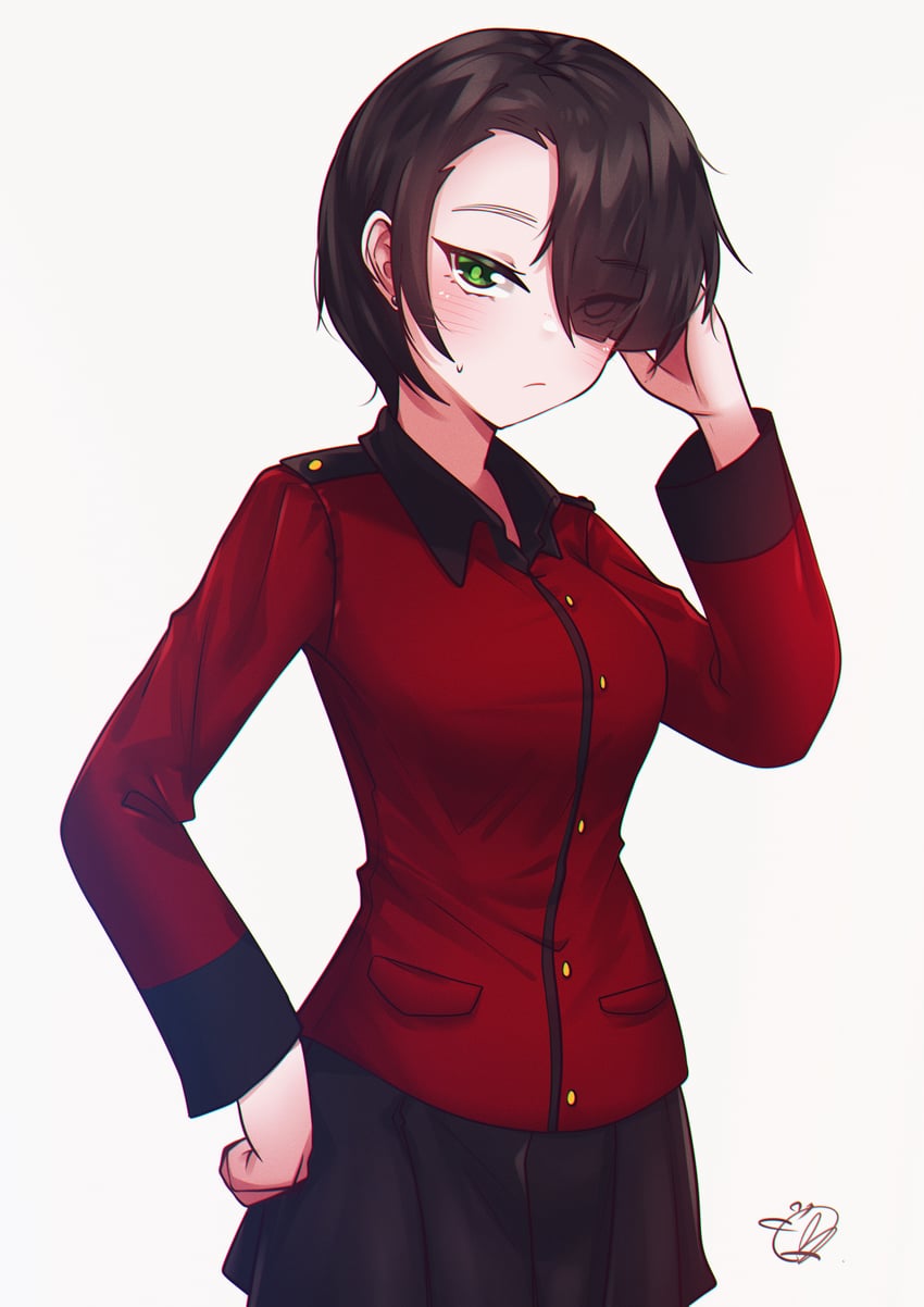 vanilla (girls und panzer and 1 more) drawn by mizzterbii