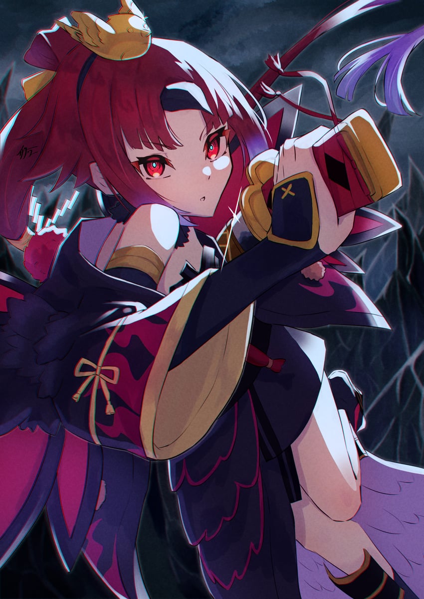 beni-enma and beni-enma alter (fate and 1 more) drawn by izanaware_game