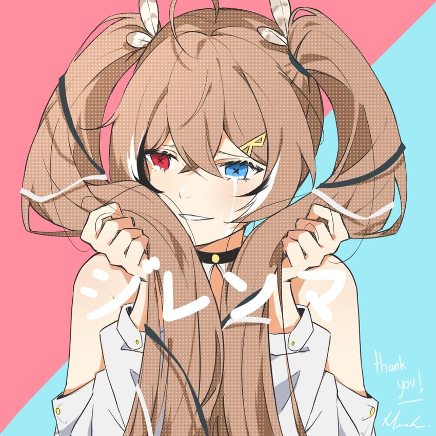 hatsune miku and nanashi mumei (hololive and 3 more) drawn by mush_(mushlicious)