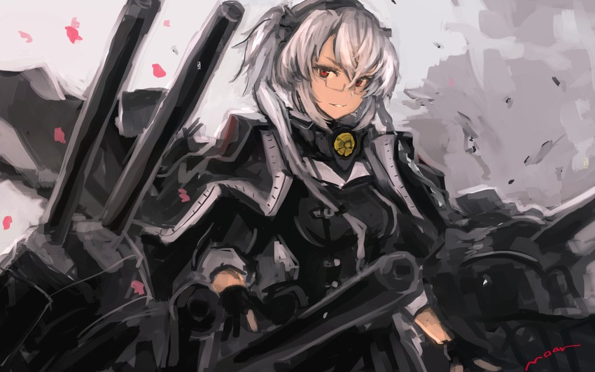 musashi and musashi kai ni (kantai collection) drawn by moor