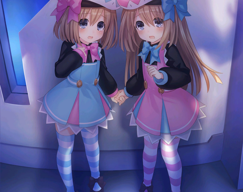 rom and ram (neptune and 1 more) drawn by tsunako