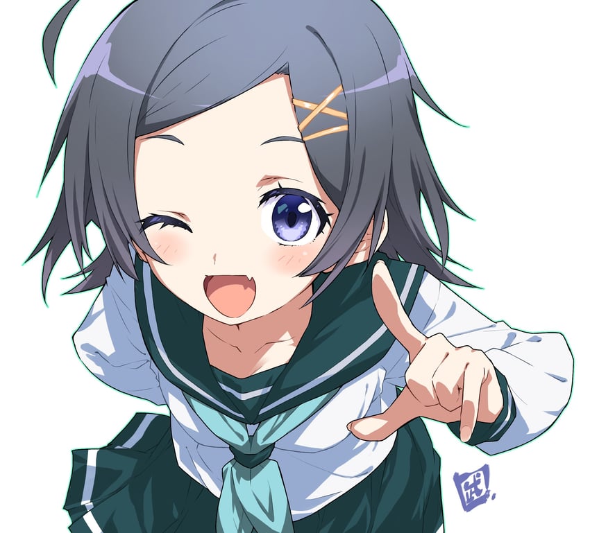hikigaya komachi (yahari ore no seishun lovecome wa machigatteiru.) drawn by take_shinobu