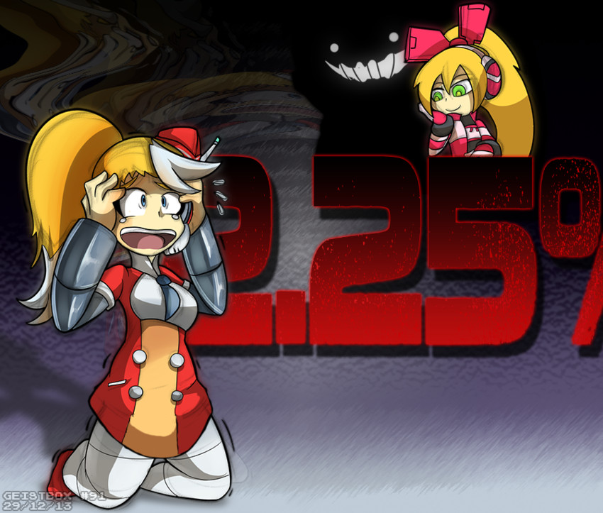 call, call e, and call f (mighty no. 9) drawn by geistbox