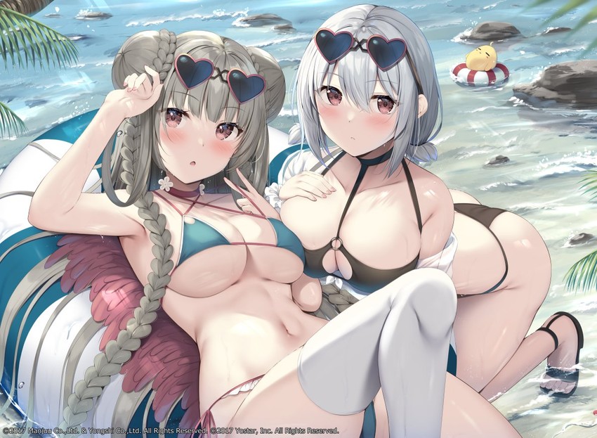 manjuu, formidable, and sirius (azur lane) drawn by tomoo_(tomo)