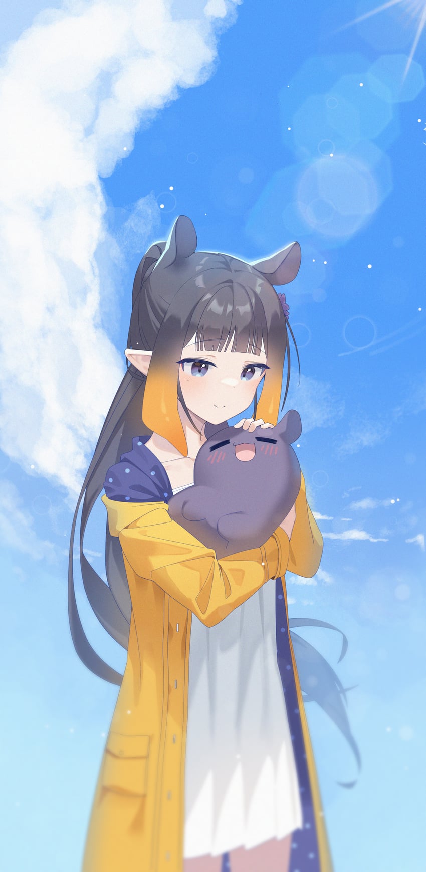 ninomae ina'nis and takodachi (hololive and 2 more) drawn by stu_diho