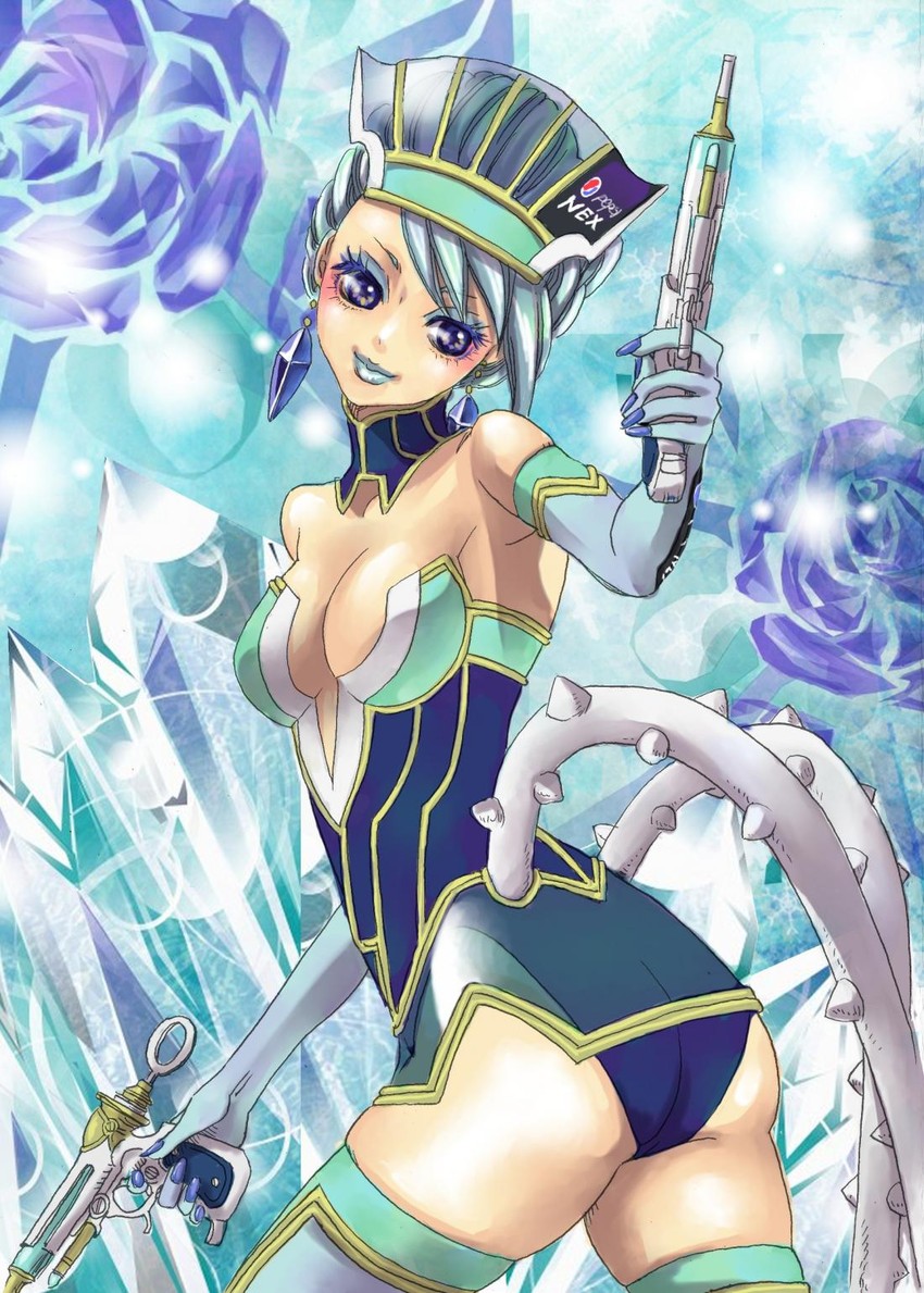 karina lyle and blue rose (tiger & bunny) drawn by tooyama_haruki