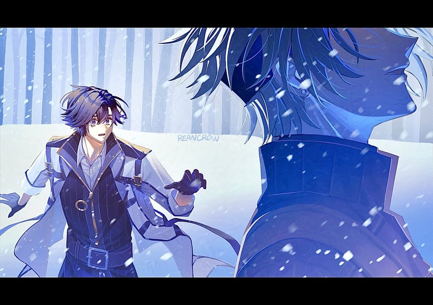 rean schwarzer and crow armbrust (eiyuu densetsu and 2 more) drawn by anotherside_rd