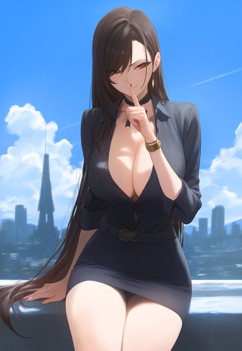 tifa lockhart (final fantasy and 1 more) drawn by aiart_fring