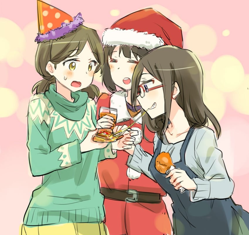 tanaka asuka, nakaseko kaori, and ogasawara haruka (hibike! euphonium) drawn by amano_shin