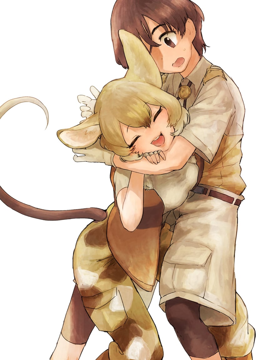 captain and gambian rat (kemono friends and 1 more) drawn by shuushuusha