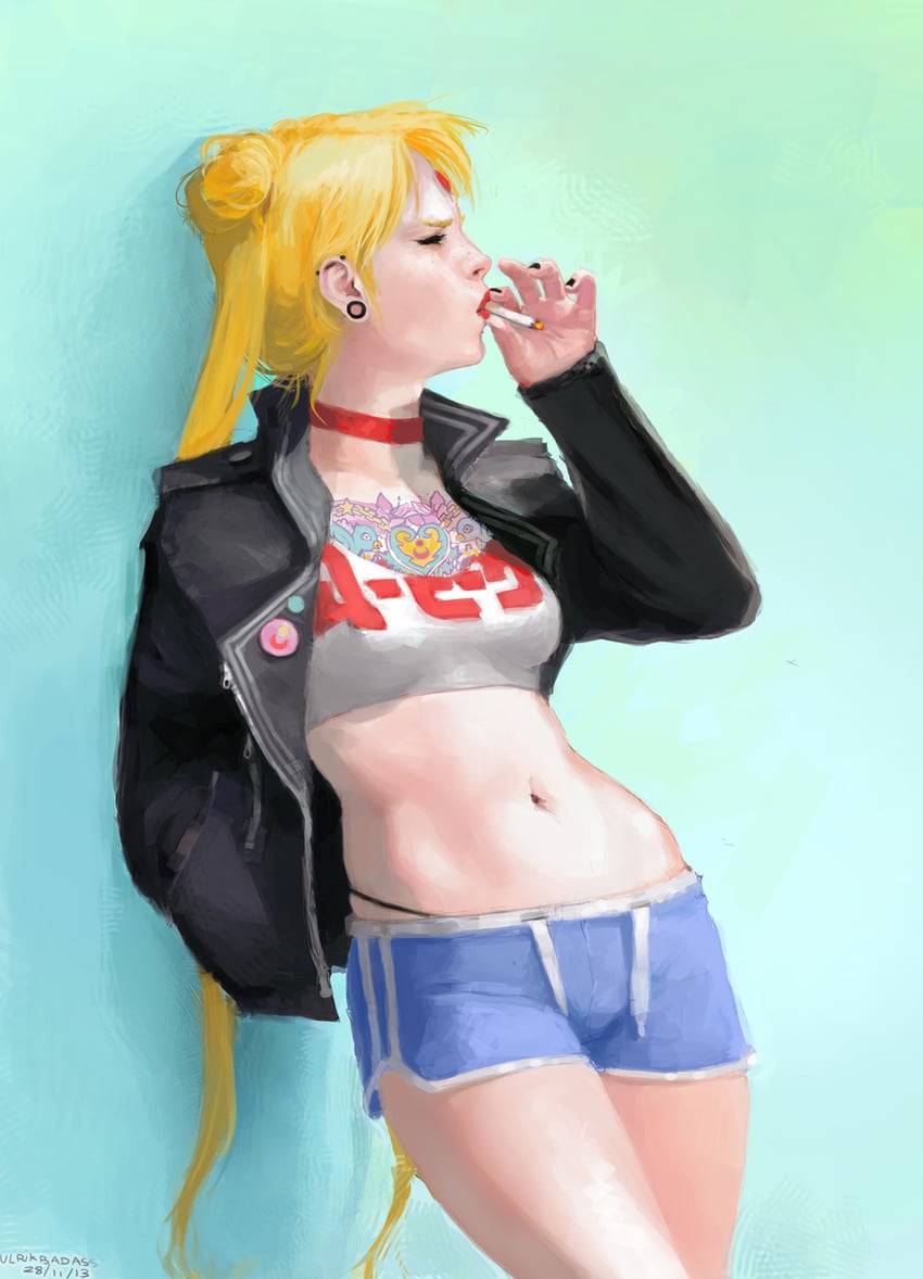 tsukino usagi (bishoujo senshi sailor moon) drawn by ulrikbadass