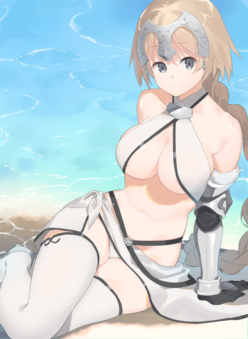 jeanne d'arc (fate and 2 more) drawn by 2l_(2lsize)