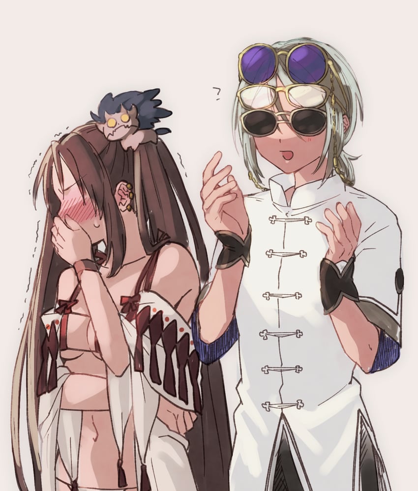 yu mei-ren, prince of lan ling, and xiang yu (fate and 1 more) drawn by seeds328