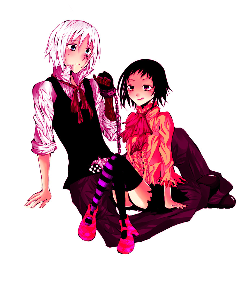allen walker and road kamelot (d.gray-man) drawn by koko_(kotobutyann)