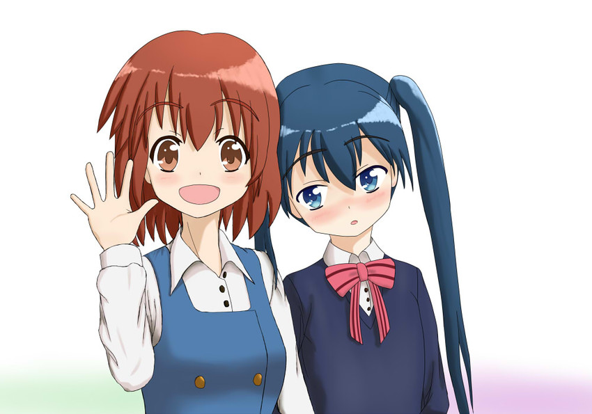 komichi aya and inokuma youko (kin-iro mosaic) drawn by c2615
