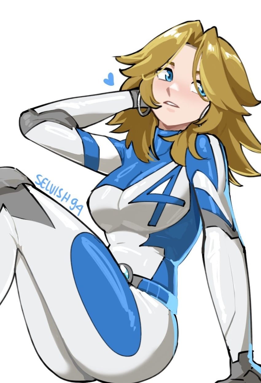 sue storm (marvel and 2 more) drawn by selvish94