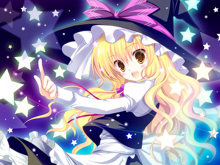 kirisame marisa (touhou) drawn by shirogane_hina